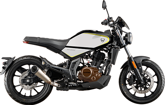 Wottan Rebbe 125cc Grey - Banner Gamarro Motos Sevilla